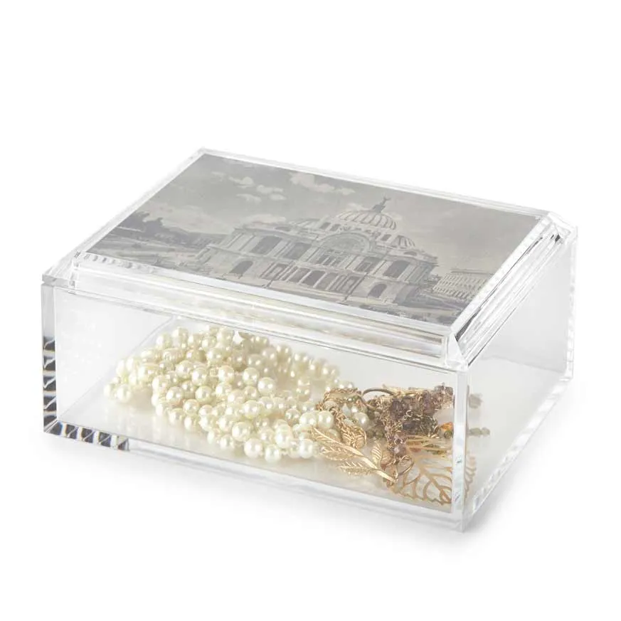 Rectangular Box W/ 5X7 Photo Frame Lid