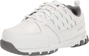 Reebok Work Men's Athletic Steel Shoe White RB4443 Sublite Work Safety Toe