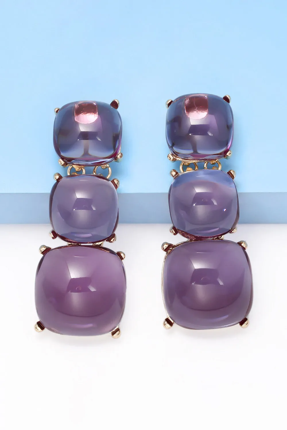 Resin Dangle Earrings