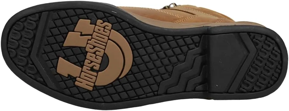 ROPER Mens Horseshoe Kiltie 5 Inch Steel Toe Work/Duty - Brown
