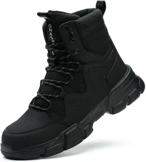 Safety Boots Work Boots Steel Toe Cap Boots Safety Shoes Steel Toe Shoes Work Shoes Lightweight Comfortable Non Slip Men's Women's Ladies