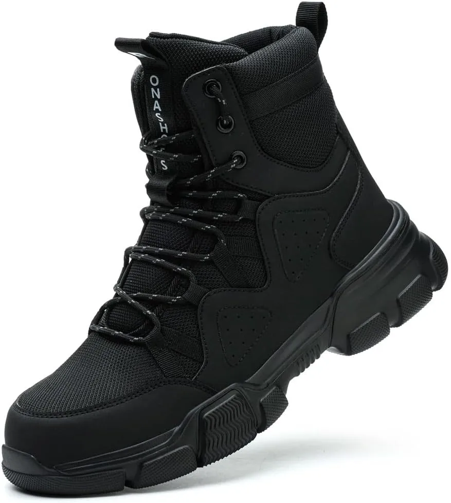 Safety Boots Work Boots Steel Toe Cap Boots Safety Shoes Steel Toe Shoes Work Shoes Lightweight Comfortable Non Slip Men's Women's Ladies