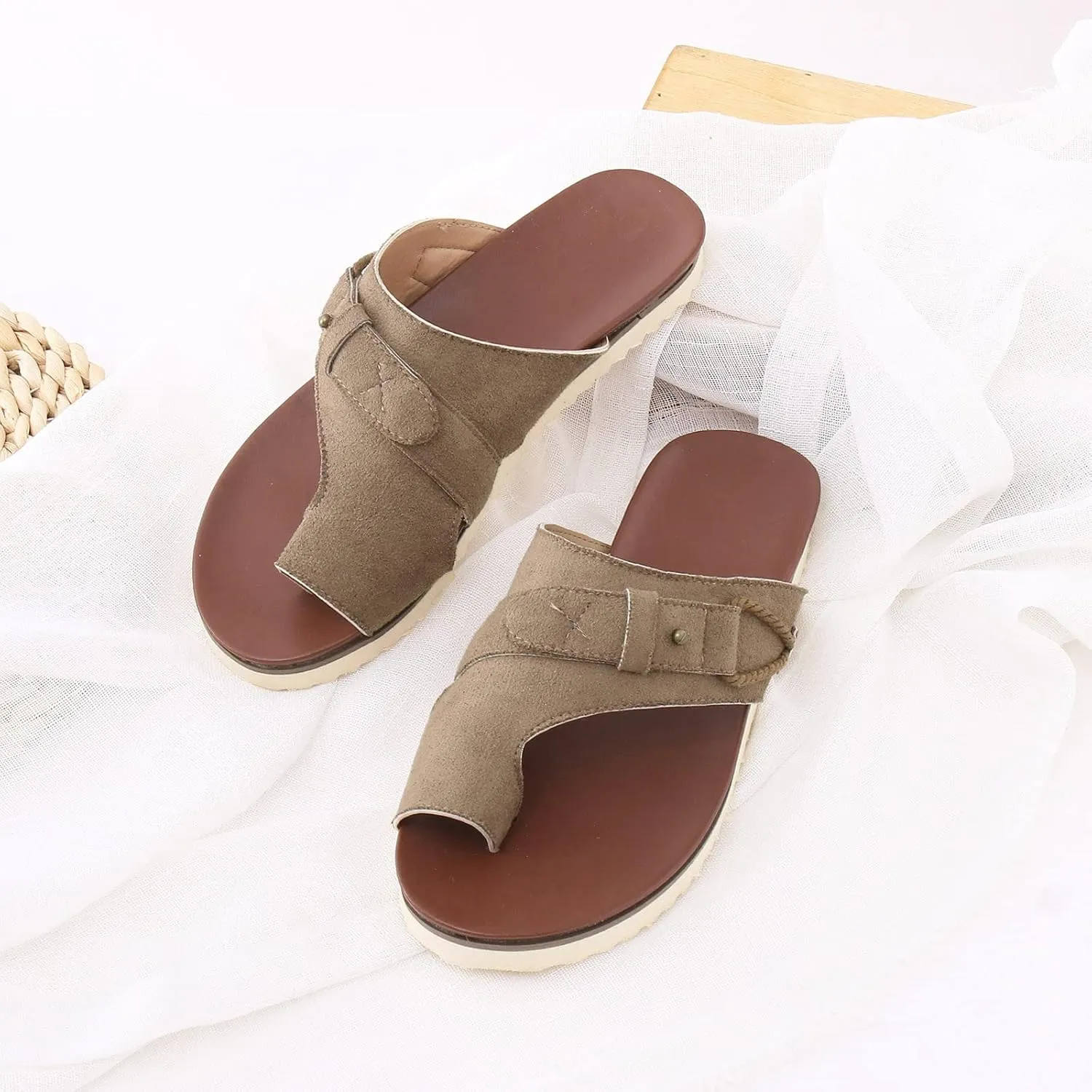 Sandals for Women Dressy Summer Comfortable Orthopedic Sandals Flip Flops Casual Walking Wedges Shoes Beach Thong Sandals