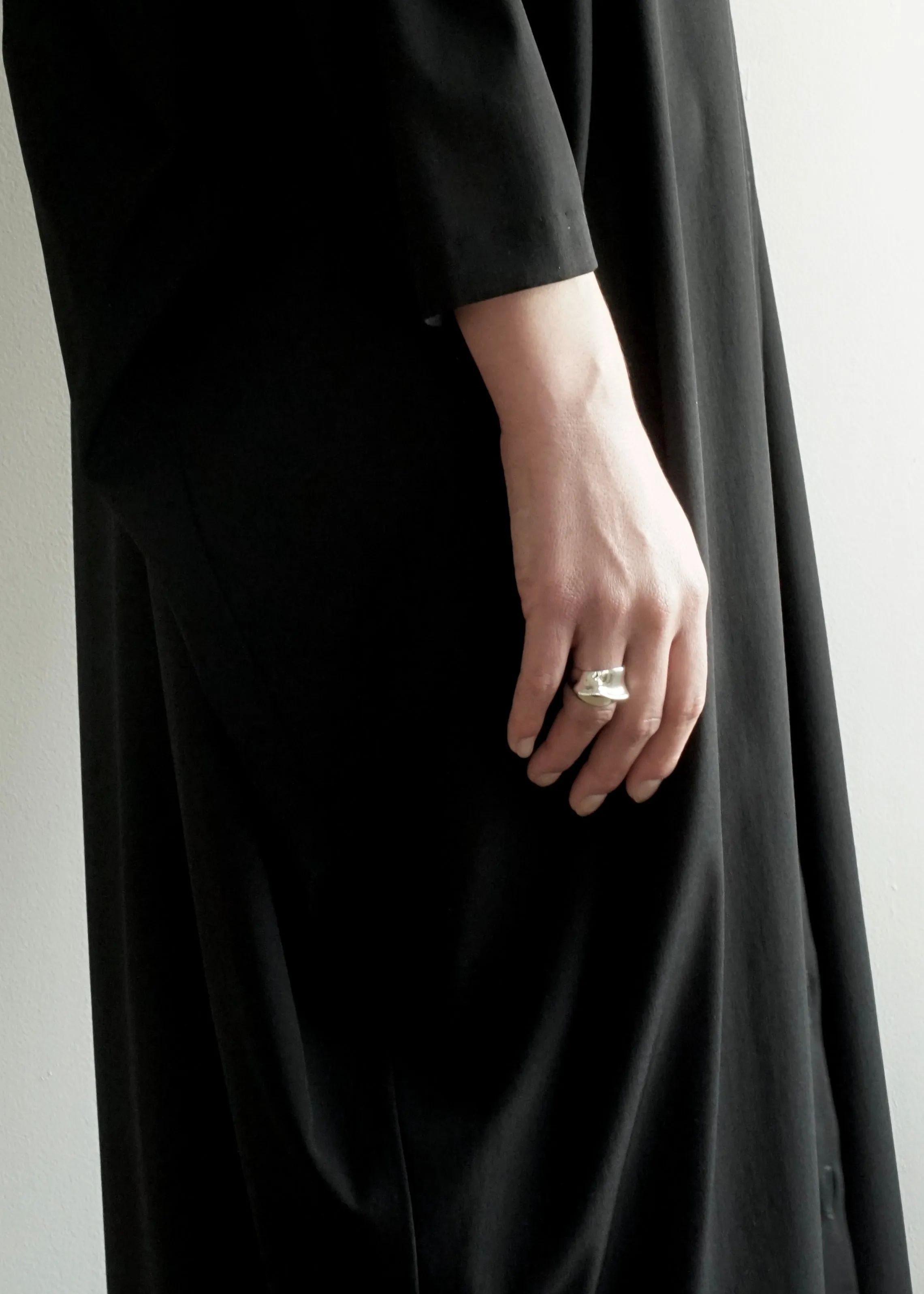 Sculpted Wave Ring | Sterling Silver