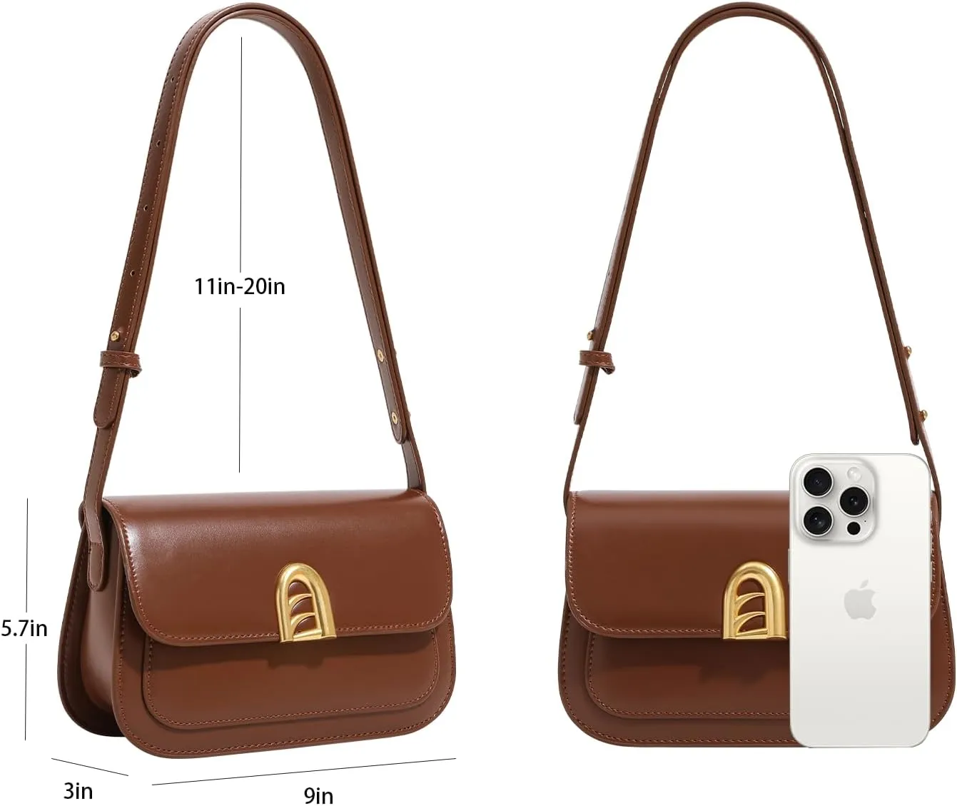 Shoulder Bags for Women Y2k Trendy Purse and Handbags Small Crossbody Bag Leather Hobo Handbag