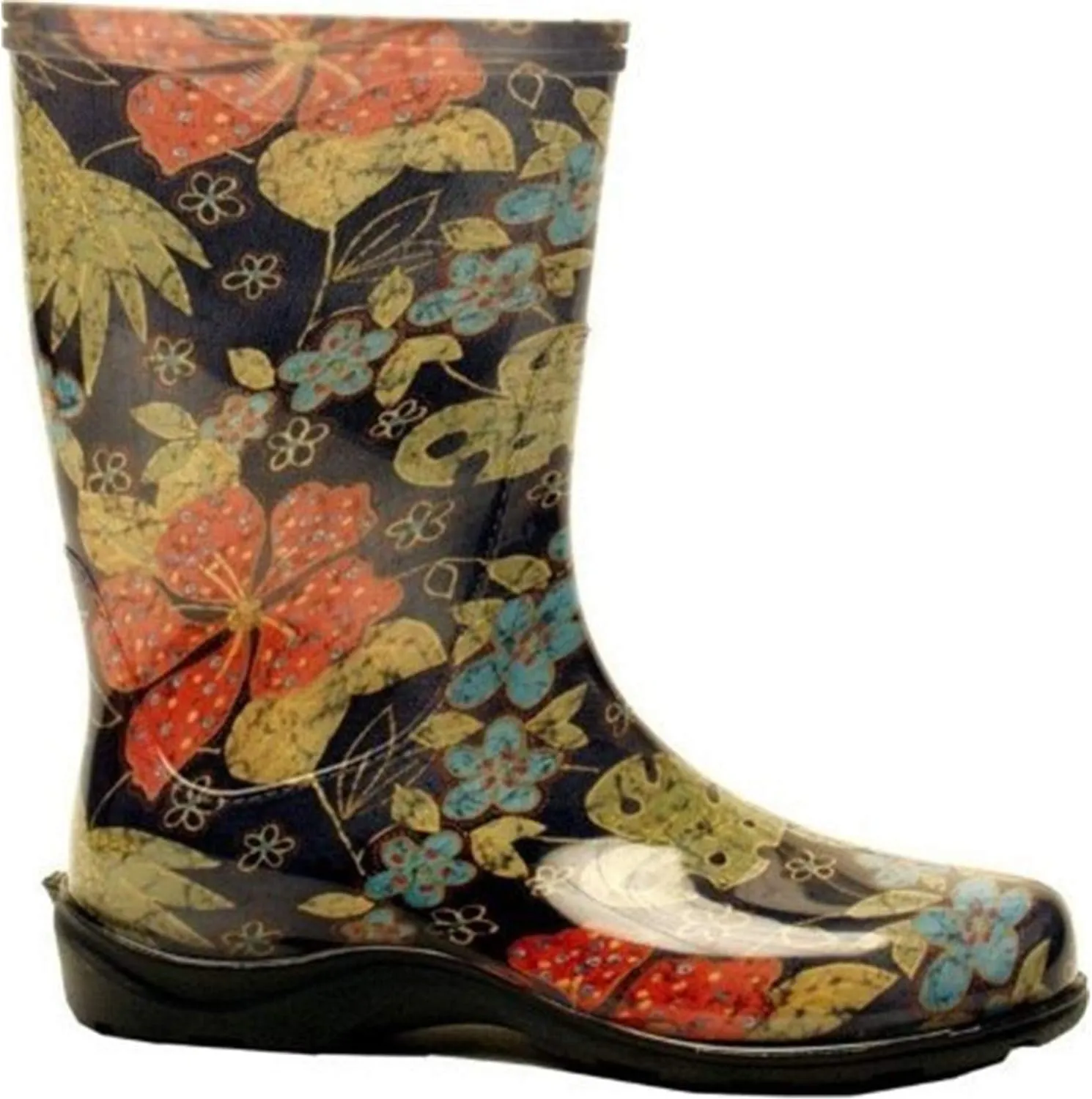 Sloggers Women's Garden/Rain Boots 6 US Midsummer Black