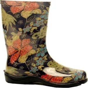 Sloggers Women's Garden/Rain Boots 6 US Midsummer Black