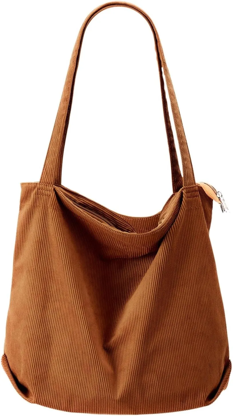 Soft Leather Purses for Women Cute Hobo Tote Handbags Mini Clutch Purses with Zipper Closure Spring Purse 2025(Brown)