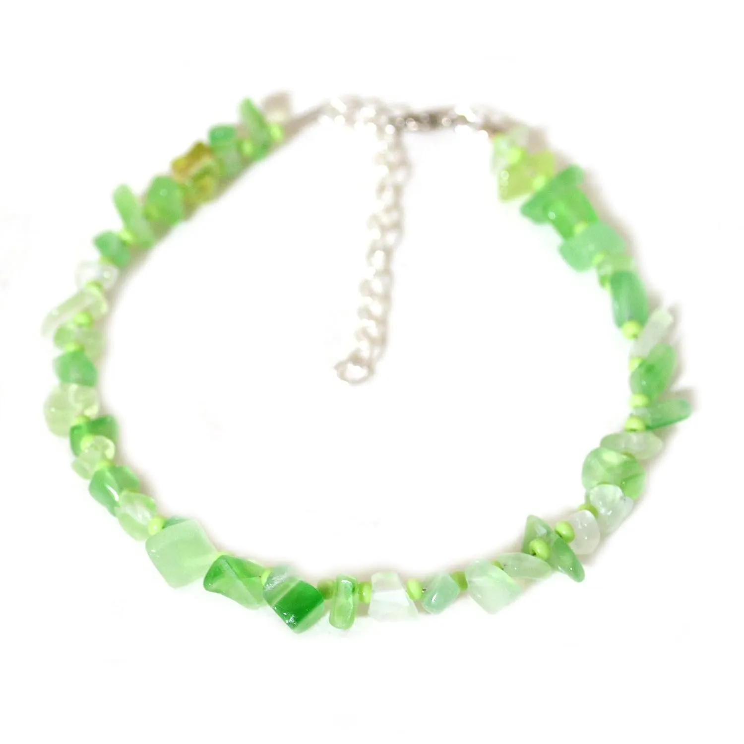 Spring Light Green Anklet
