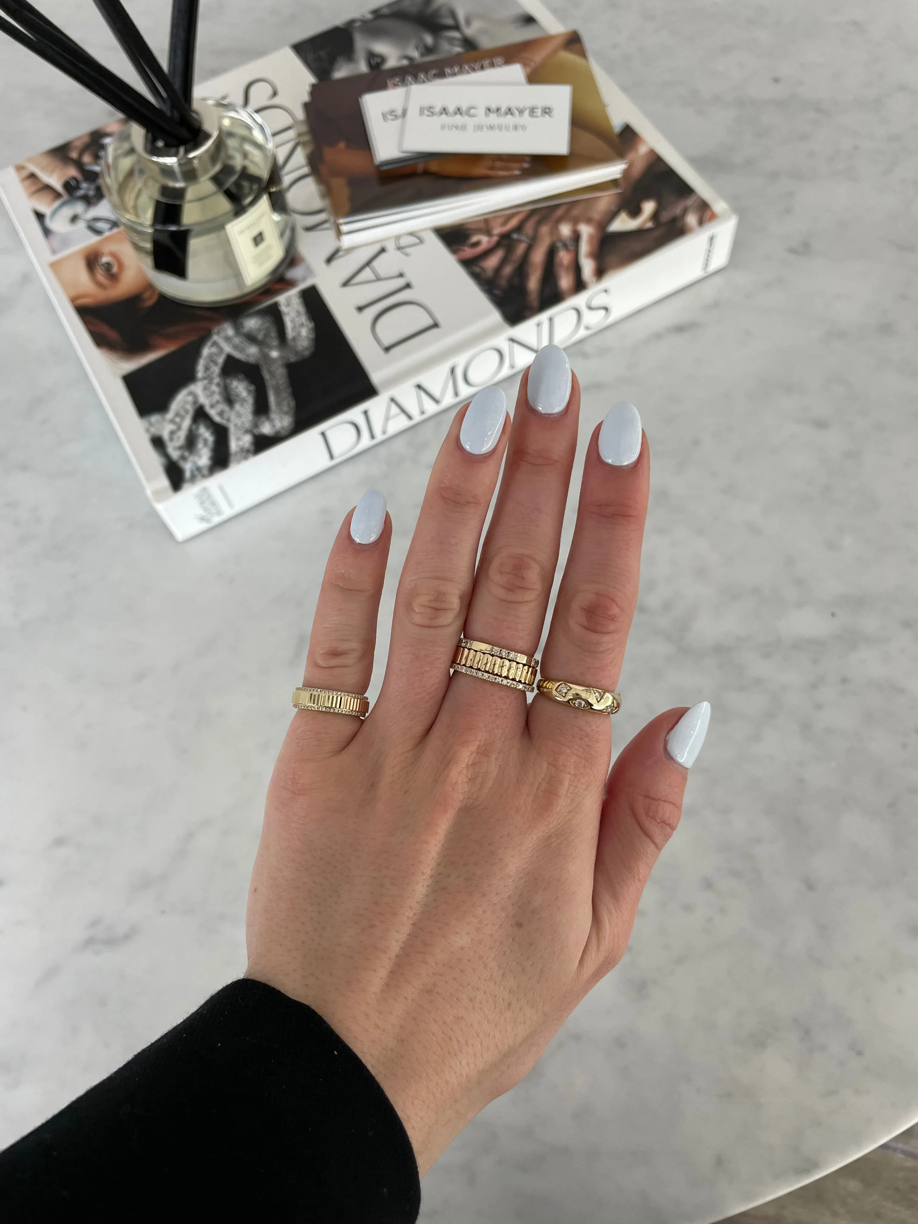 Stackable Fluted Ring