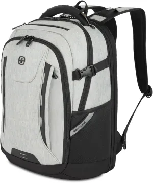 SwissGear Travel Tech Pro Laptop Backpack  Fits Laptops up to 16  ScanSmart TSA-Friendly Backpack with Multiple Organizer Pockets  Grey Heather