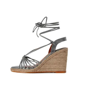 Titi Espadrilles - Silver [ No Return - No Exchange]