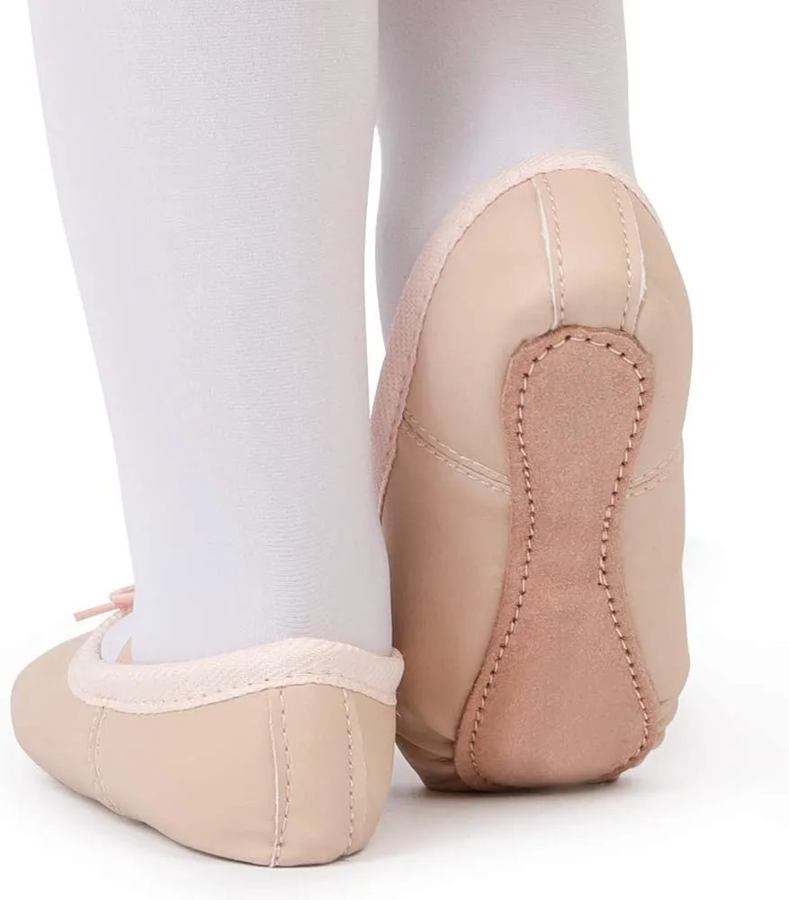 Toddler Ballet Shoes for Girls Baby Ballet Slippers Leather Full Sole Women Ballerina Dance Shoes