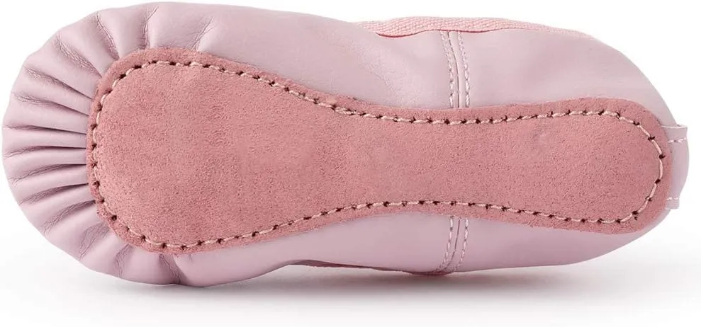 Toddler Ballet Shoes for Girls Baby Ballet Slippers Leather Full Sole Women Ballerina Dance Shoes