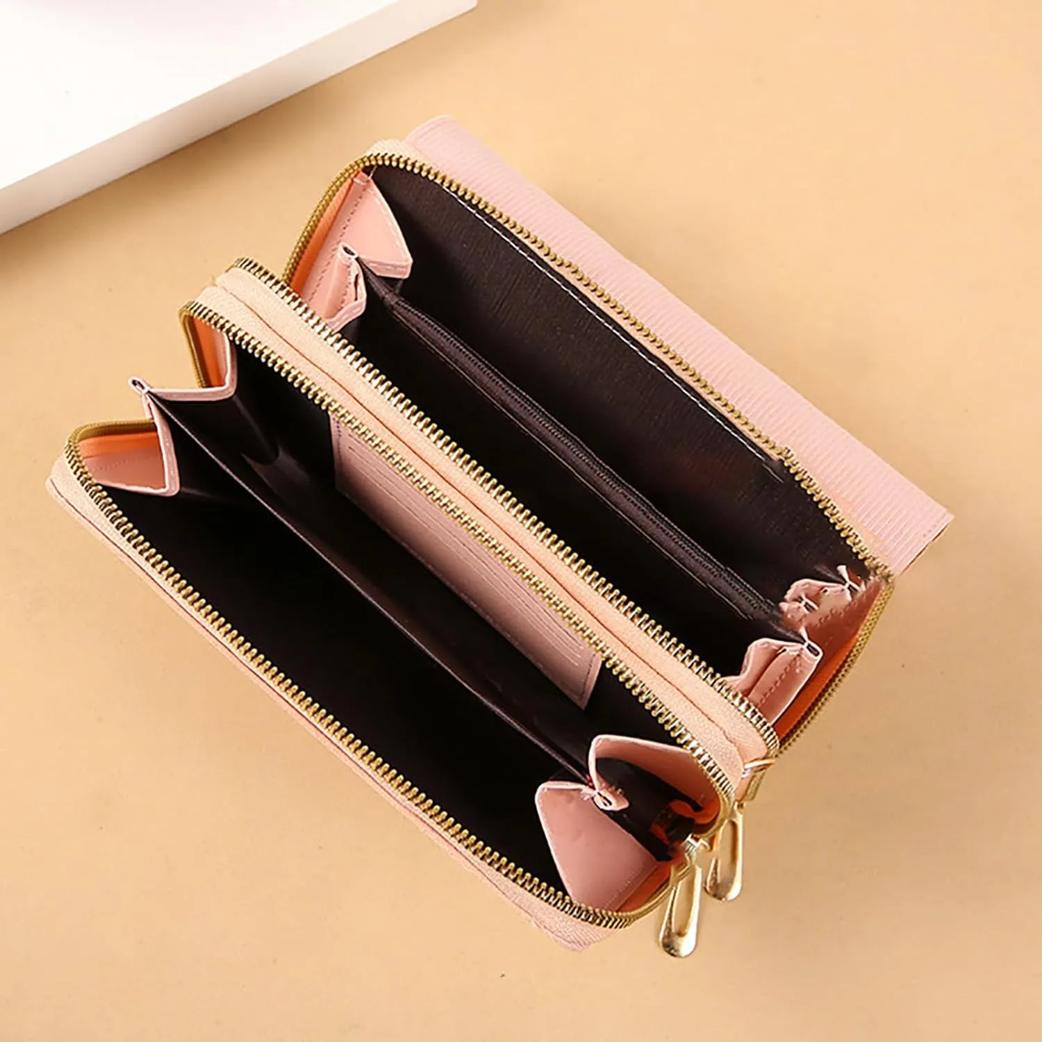 Tote Bags Purse for Women Cute Hobo Tote Handbags Mini Clutch Purses with Zipper Closure Multi Compartment Purse(B)