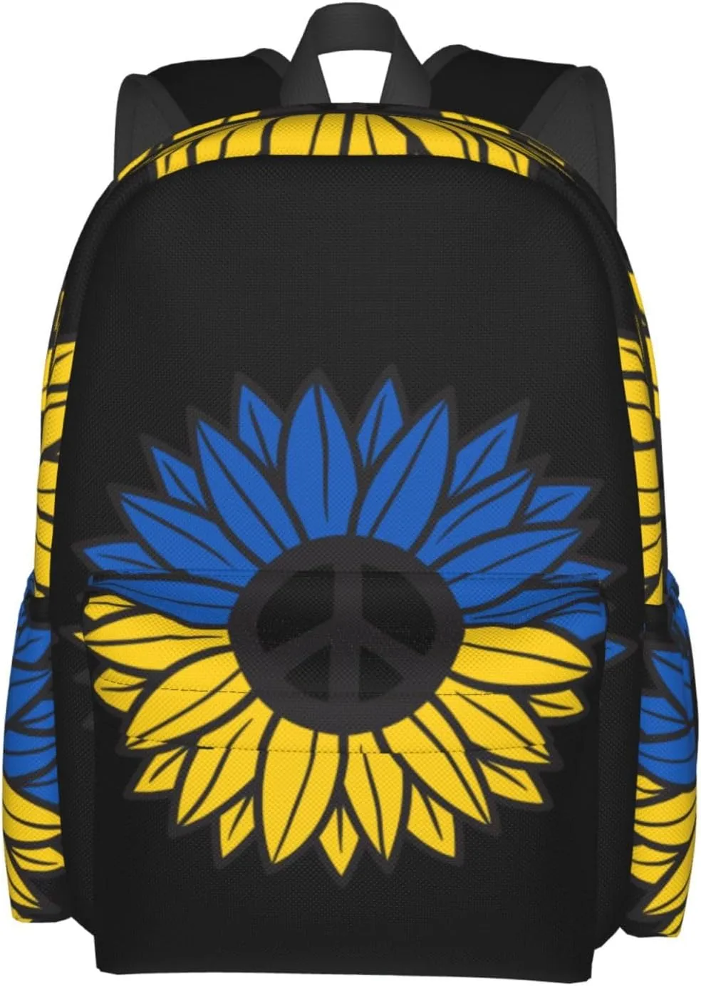 Ukraine Sunflower Flag Laptop Backpack Work Travel Backpacks Business Rucksack Casual Outdoor Daypack with Adjustable Strap Bags for Sports Office Gym Hiking
