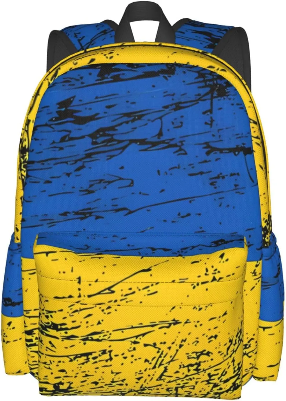 Ukraine Ukrainian Flag Laptop Backpack Work Travel Backpacks Business Rucksack Casual Outdoor Daypack with Adjustable Strap Bags for Sports Office Gym Hiking