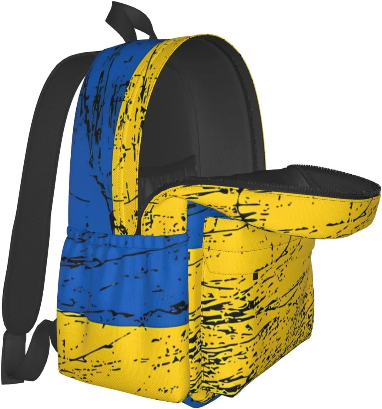 Ukraine Ukrainian Flag Laptop Backpack Work Travel Backpacks Business Rucksack Casual Outdoor Daypack with Adjustable Strap Bags for Sports Office Gym Hiking
