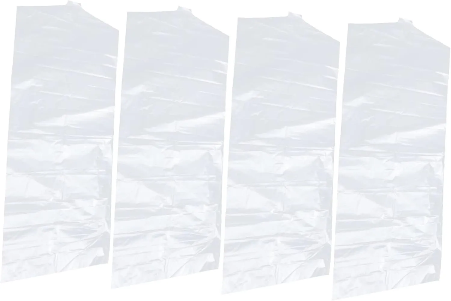 Unomor 4Pcs Garment Storage Bags for Hanging Clothes Thickened Dustproof Clothing Covers for Coats Jackets and Dresses Material