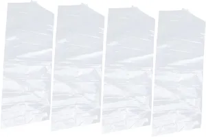 Unomor 4Pcs Garment Storage Bags for Hanging Clothes Thickened Dustproof Clothing Covers for Coats Jackets and Dresses Material
