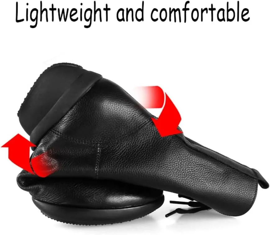 VEACAM High Top Jazz Dance Boots, Split Sole Ballet Dancing Sneakers for Women Breathable Leather Ballroom Shoes Spring Summer