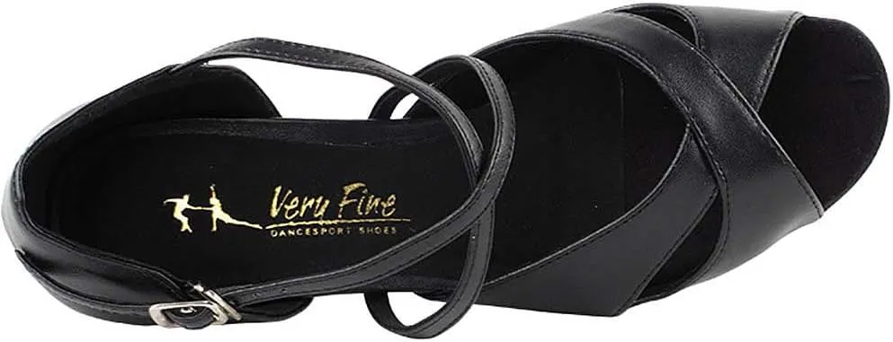 Very Fine Dance Shoes Women's Ballroom Dance Shoes Salsa Latin Practice Shoes 1670cEB Comfortable 1.5" [Bundle of 5]