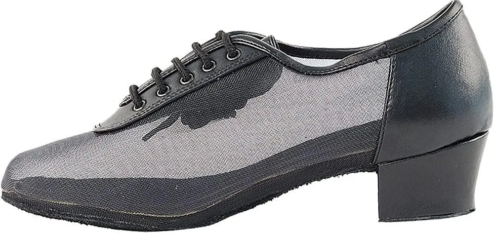 Very Fine Women's Ballroom Dance Shoes Salsa Latin Practice Shoes 2002EB Comfortable Dance Shoes 1.5" [Bundle of 5]
