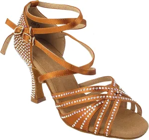 Very Fine Women's Ballroom Dance Shoes Tango Wedding Salsa Shoes S1006CCEB Comfortable Dance Shoes 2.5" [Bundle of 5]