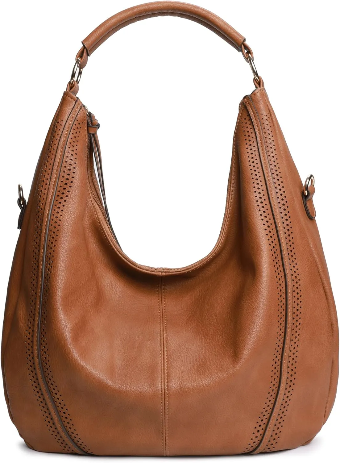 Women Hobo Bags Oversized Leather Handbags PU Crossbody Shoulder Totes Winter Stylish Purses