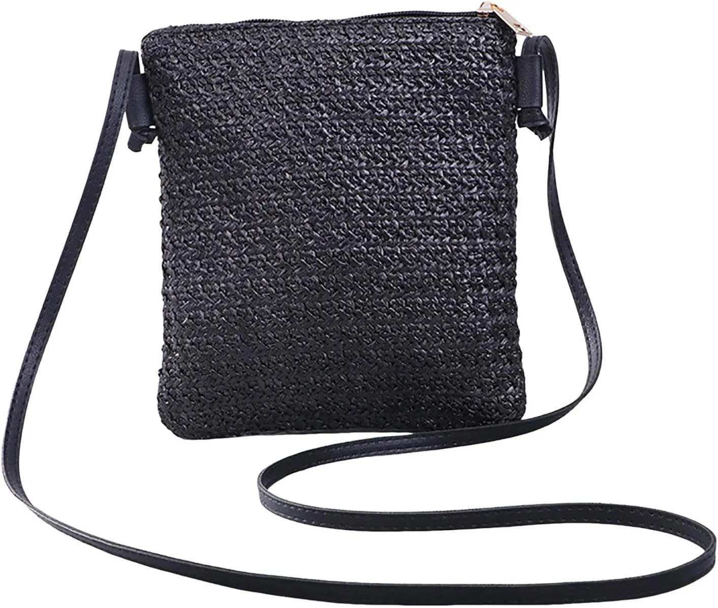 Women's Canvas Tote Bags with Zipper Beach Tote Shoulder Bags for Summer Vacation Retro Clutch Underarm Purse(A)