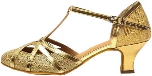 Women's Latin Dance Shoes Tango Pole Ballroom Dance Shoes Modern Dance Shoes High Heels 5.5/7.5 Cm