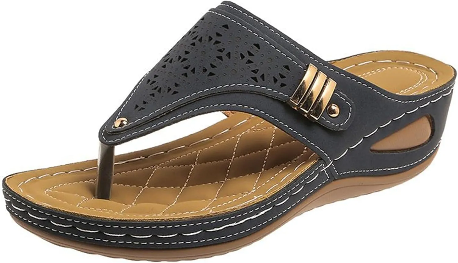 Womens Sandals Comfortable Dressy Arch Support Orthopedic Slides Slippers Summer Beach Orthotic Thong Flip Flops 2025