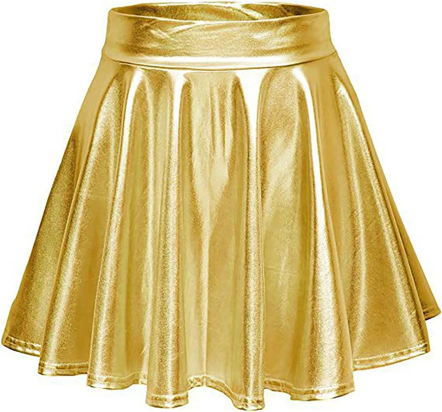 Womens Sexy Pleated Skirts High Waist A Line Skirt Solid Color Loose Y2k Mini Skirts Fashion Short Skirt for Party