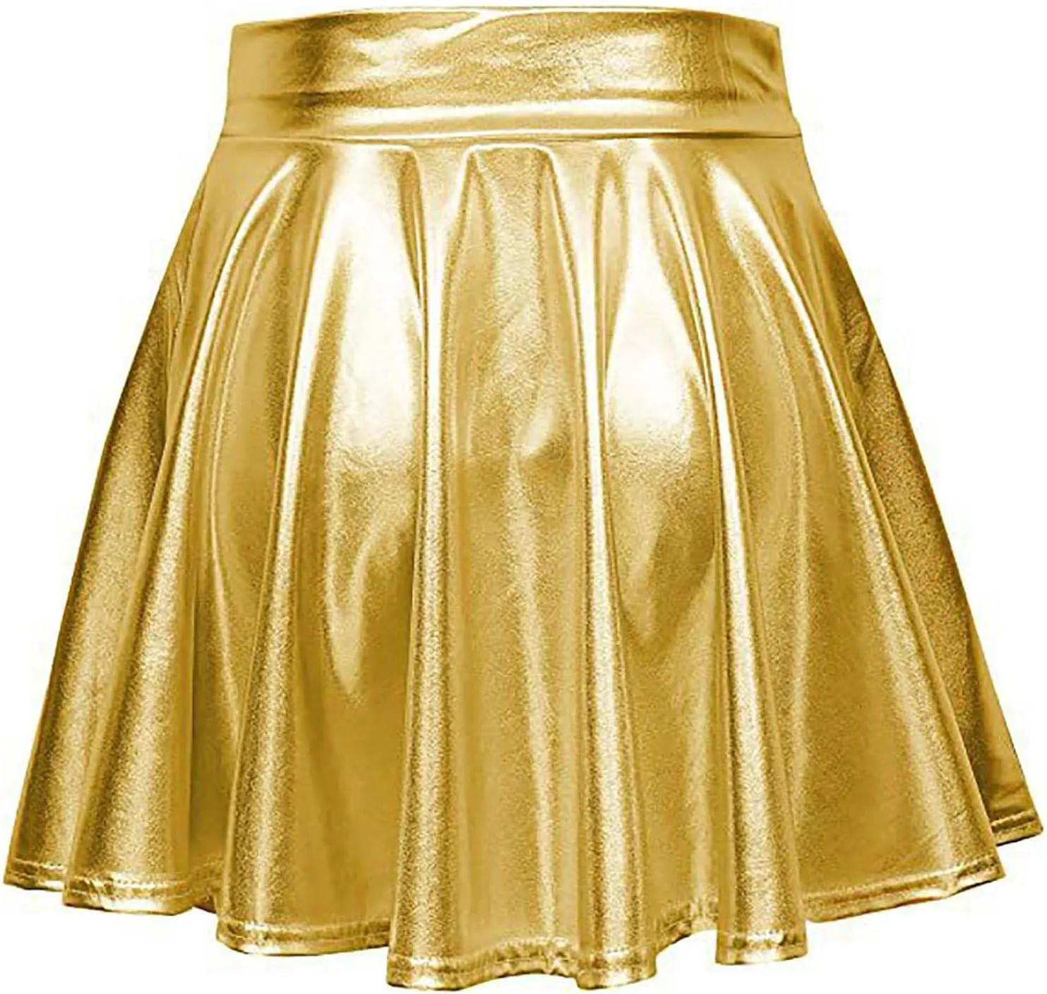 Womens Sexy Pleated Skirts High Waist A Line Skirt Solid Color Loose Y2k Mini Skirts Fashion Short Skirt for Party