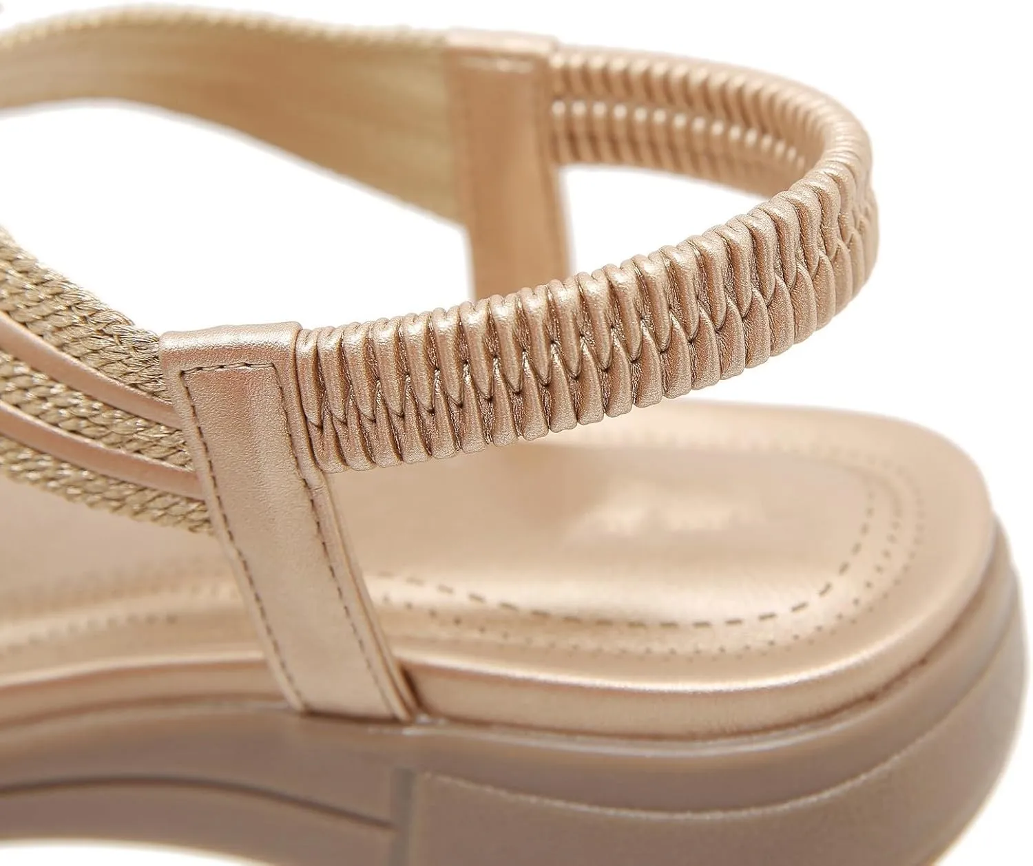 Womens Wedge Sandals, Women's Comfortable Orthopedic Sandals Thong Dressy Orthotic Casual Summer Arch Support Sandal